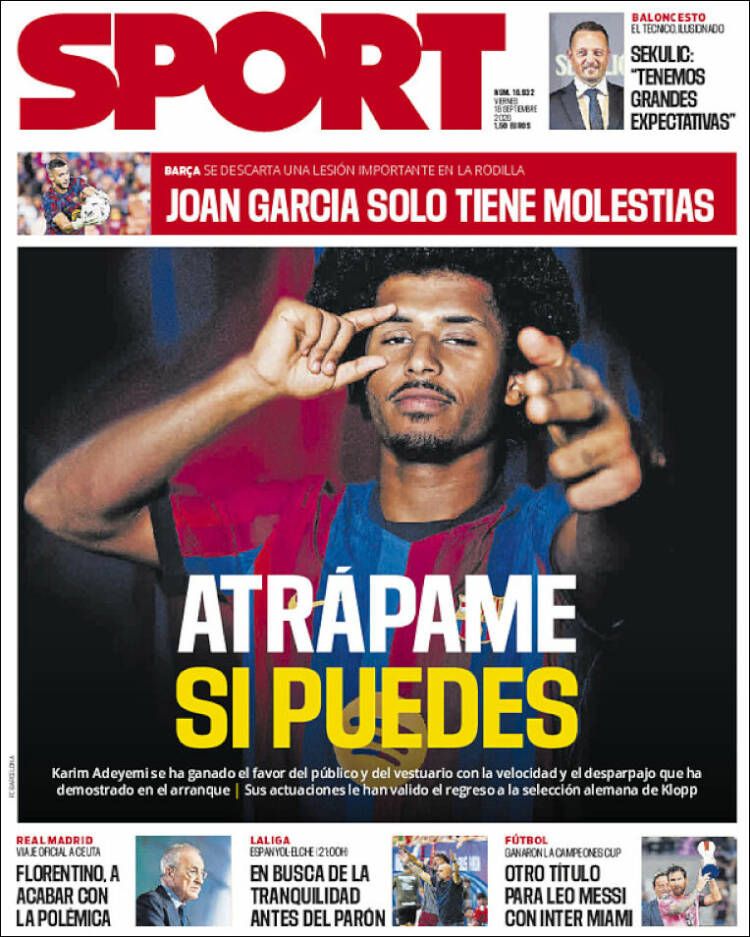 Portada de Sport