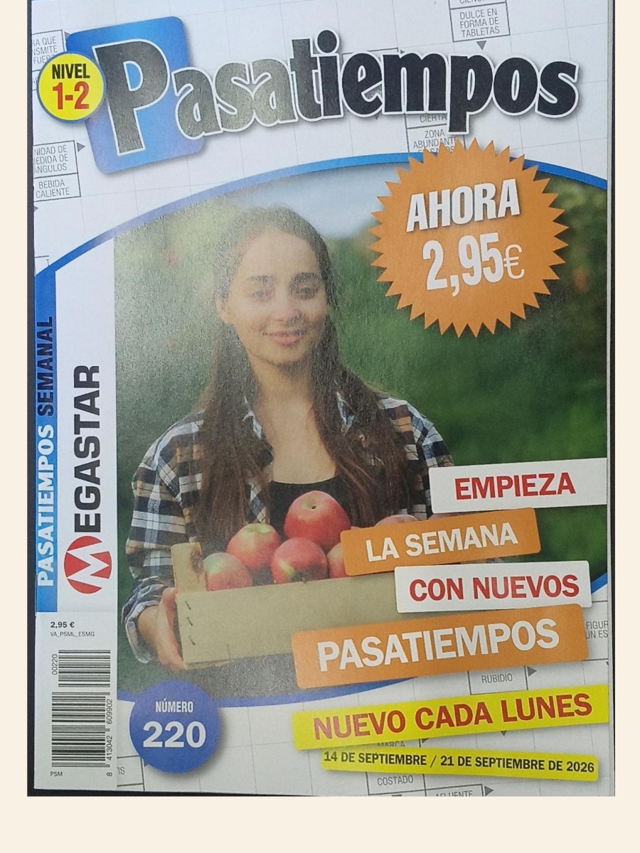 Portada de PASATIEMPOS SEMANAL 1-2