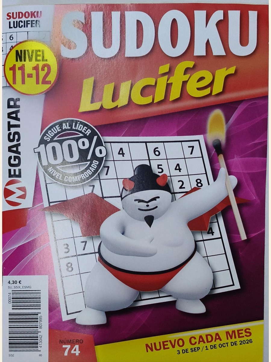 Portada de SUDOKU 11-12 LUCIFER