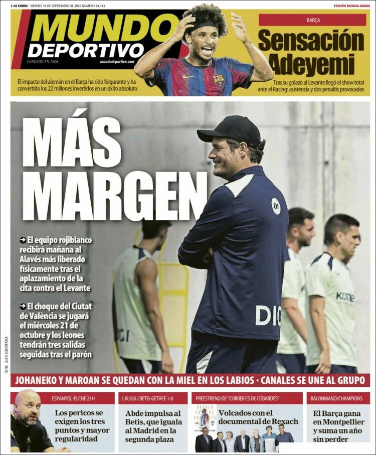 Portada de Mundo Deportivo