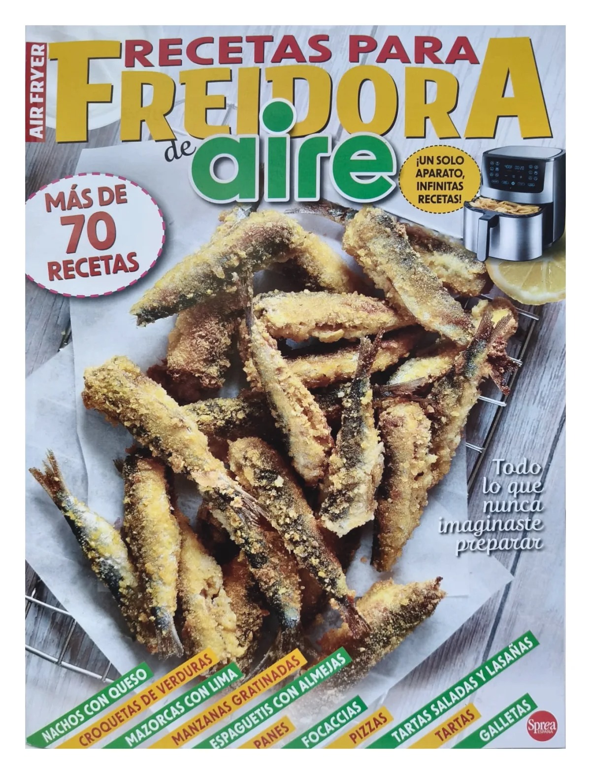Portada de RECETAS PARA FREIDORA DE AIRE