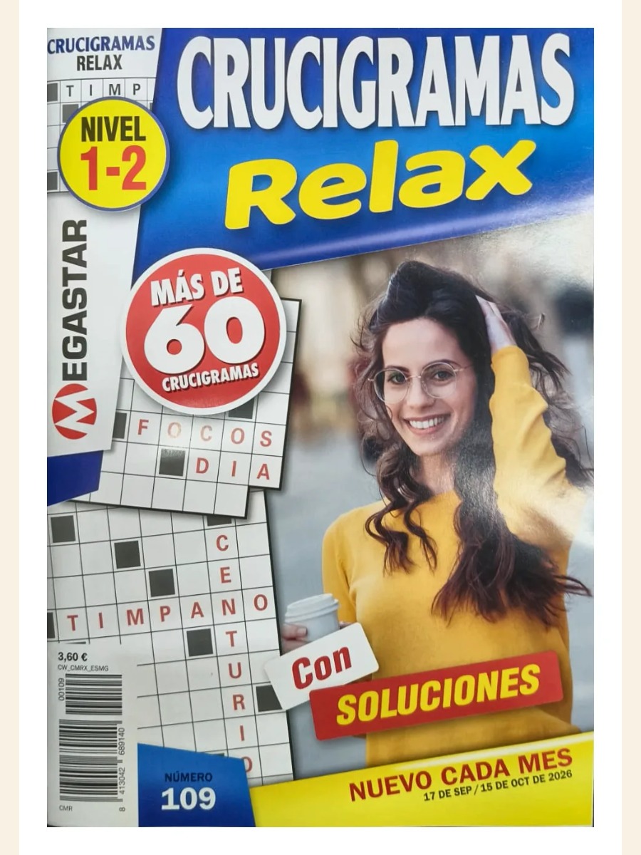 Portada de CRUCIGRAMAS RELAX 1-2
