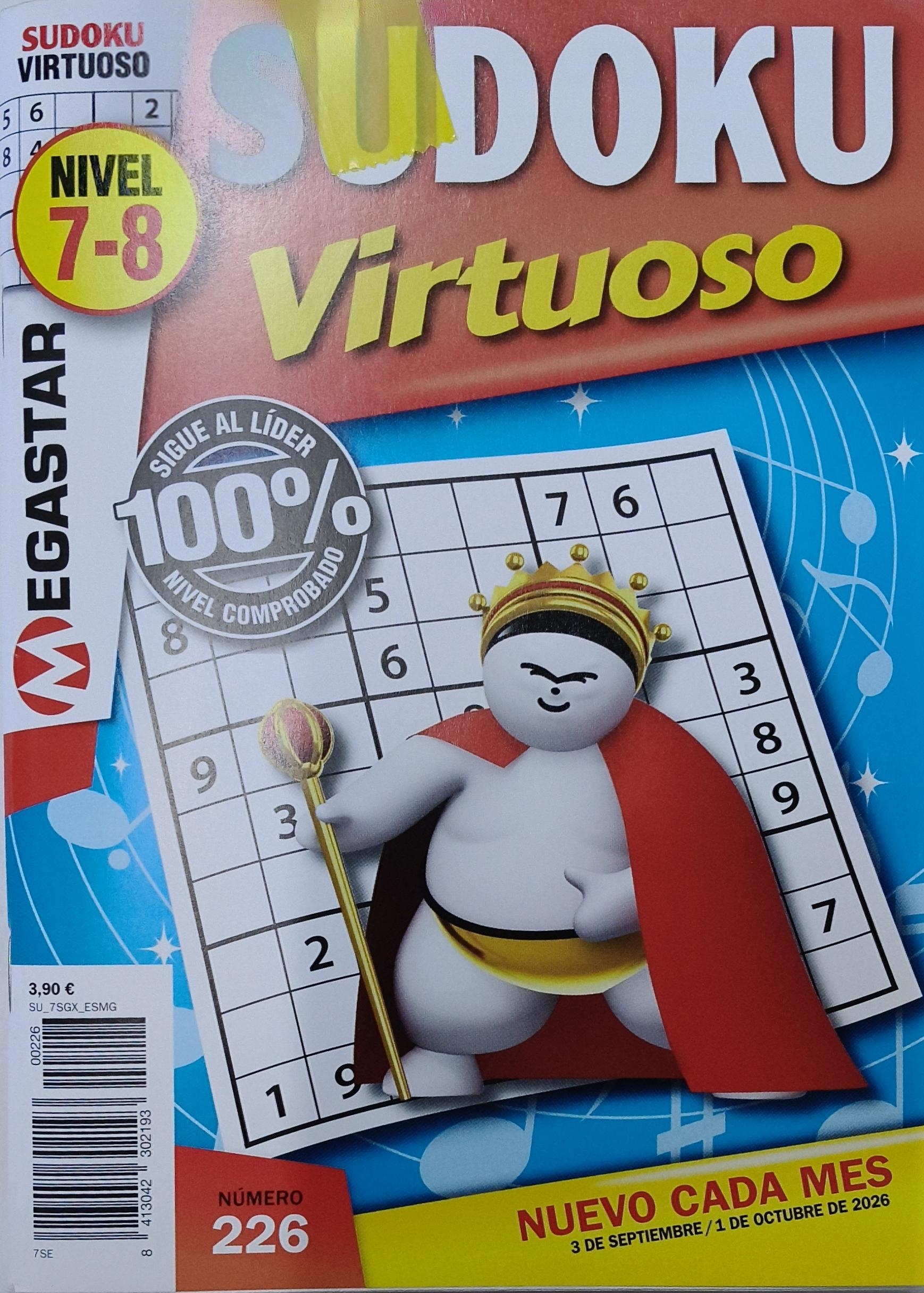 Portada de SUDOKU 7-8 VIRTUOSO