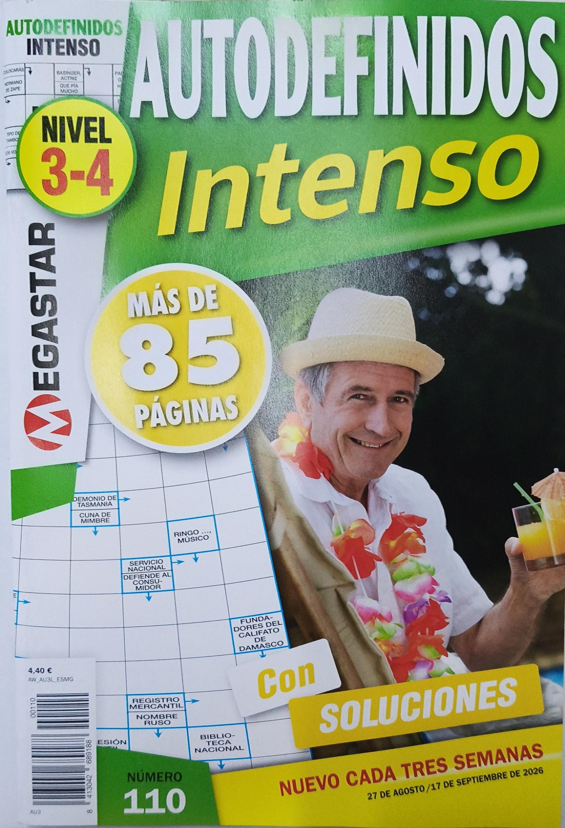 Portada de AUTODEFINIDOS 3-4 INTENSO