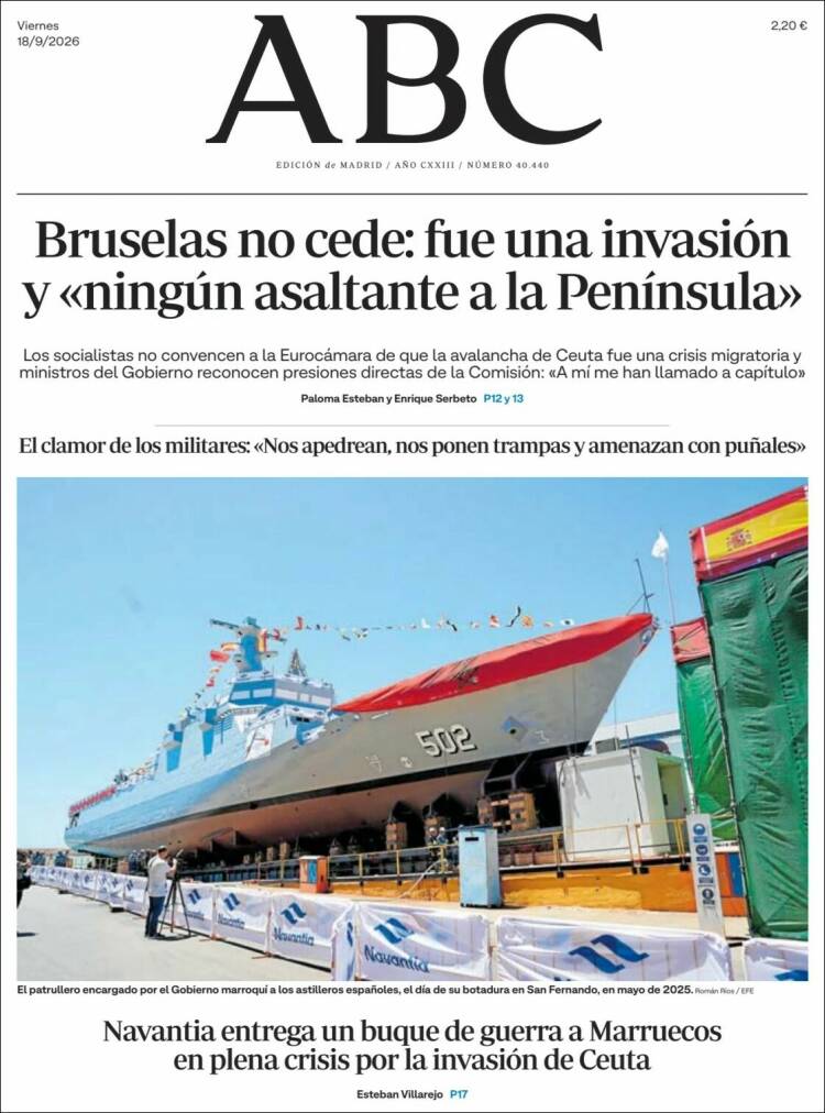 Portada de ABC
