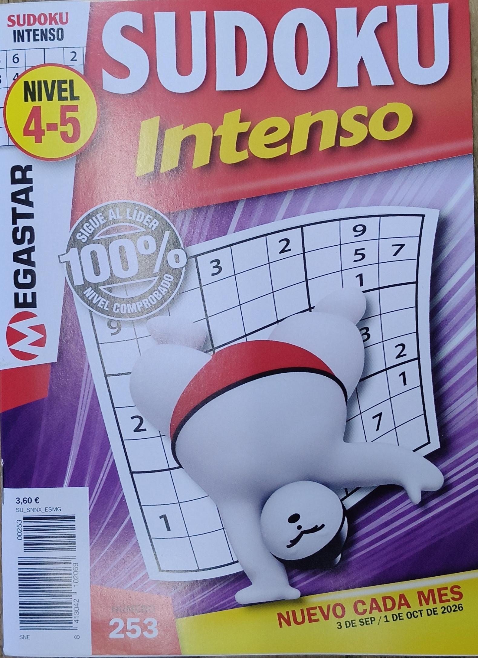 Portada de SUDOKU 4-5 INTENSO